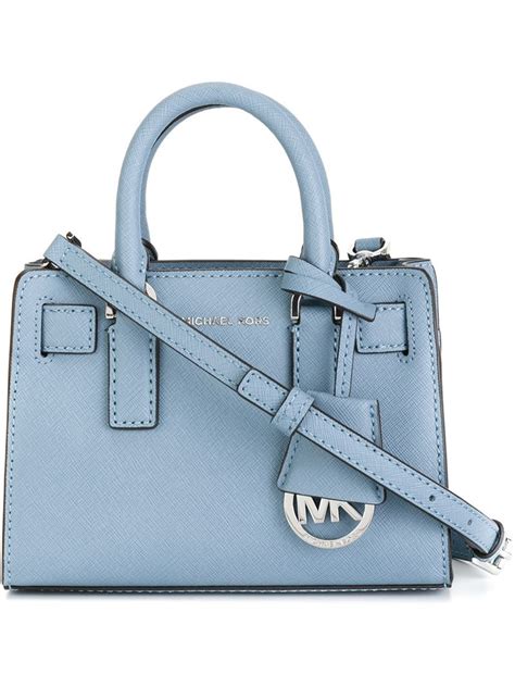 michael kors bowling bag blue|Michael Kors small blue handbags.